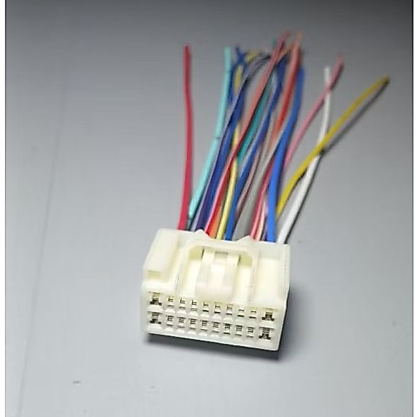 SOKET HEADUNIT MITSHUBISHI EXPANDER KABEL SOKET RADIO TAPE FILL KABEL 20 PIN