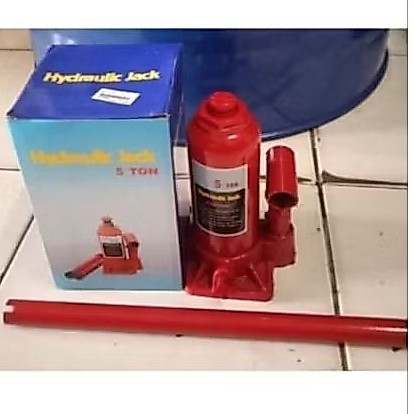 dongkrak 5ton/jack botol 5 ton plus stang
