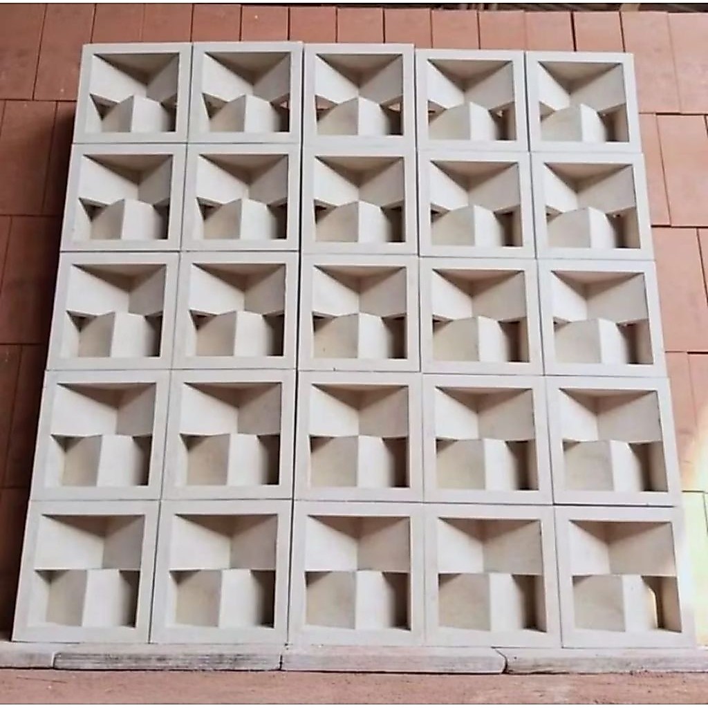 Pagar rumah Roster beton minimalis loster beton 2sisi