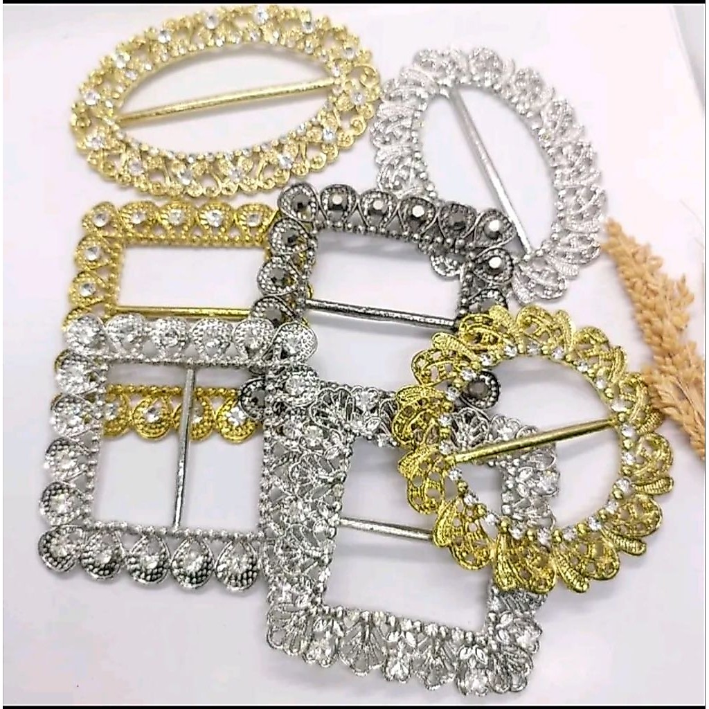 Gesper Ring Lilit Baja Premium Gesper Kain Gesper Rok Lilit Songket Ring Kain belt Sabuk