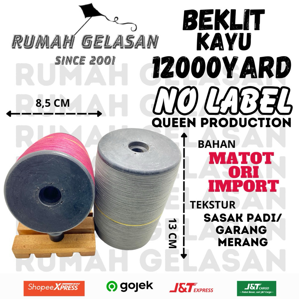 ANARASY   Gelasan MATOT Import 12000Yard BEKLIT 021/023 - IMPORT (Beli 2 SUDAH HARGA GROSIR