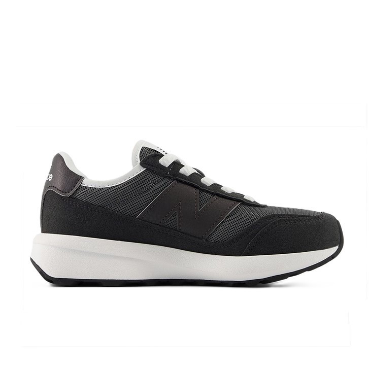 Sepatu Sneakers Anak New Balance 370 Bungee Lace Black Cement Original PH370HD