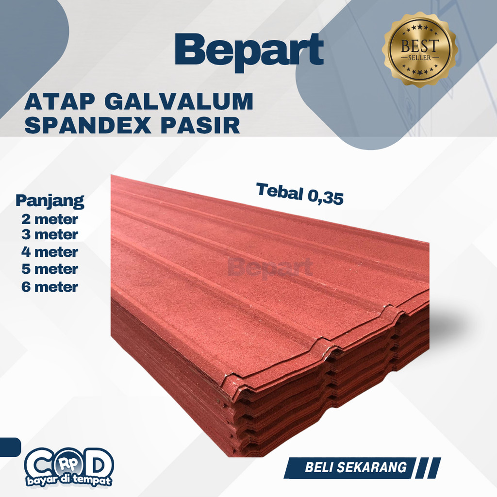 Bepart.id Atap Galvalum Spandex Pasir