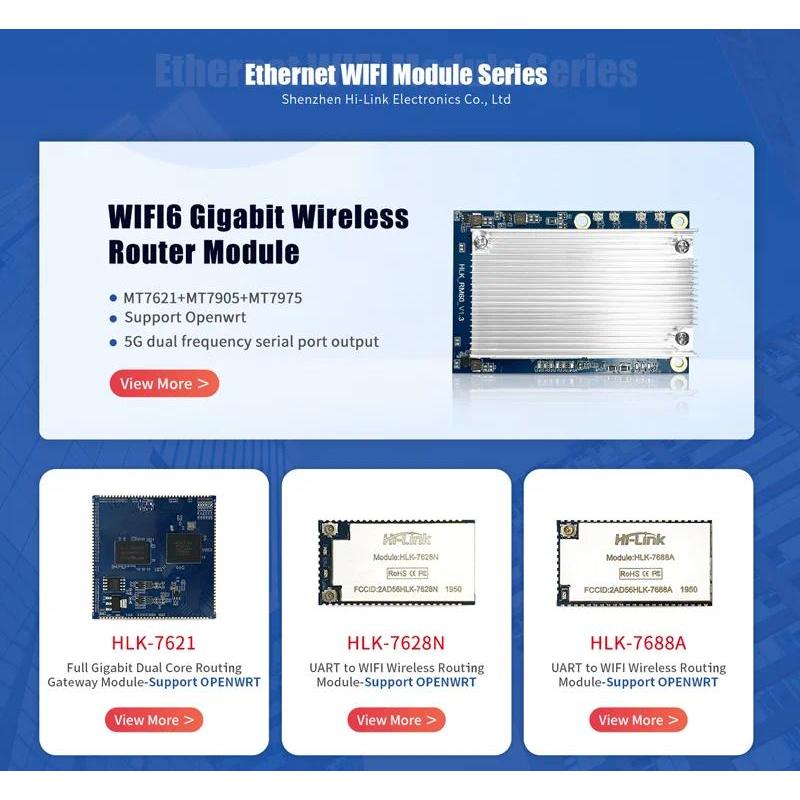 Hi-Link MT7621A HLK-7621 Kit Pengujian Papan Pengembangan Router Gigabit Ethernet Openwrt Dual Core 