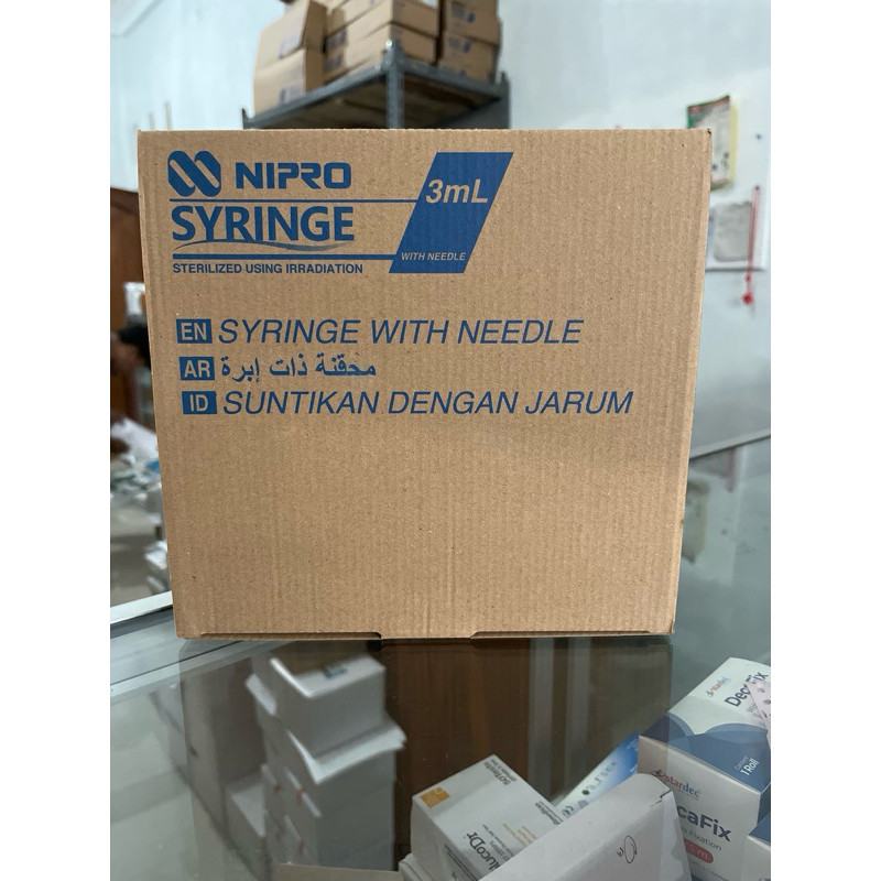 Spuit Nipro 3cc 100pcs     Berkualitas