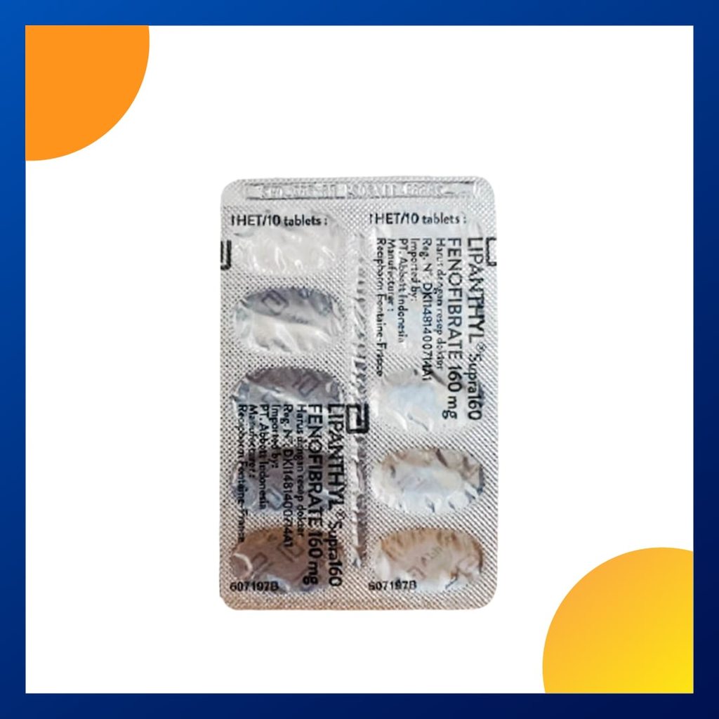 LIPANTHYL SUPRA 160 MG 1 BLISTER @ 10 TABLET SALUT SELAPUT