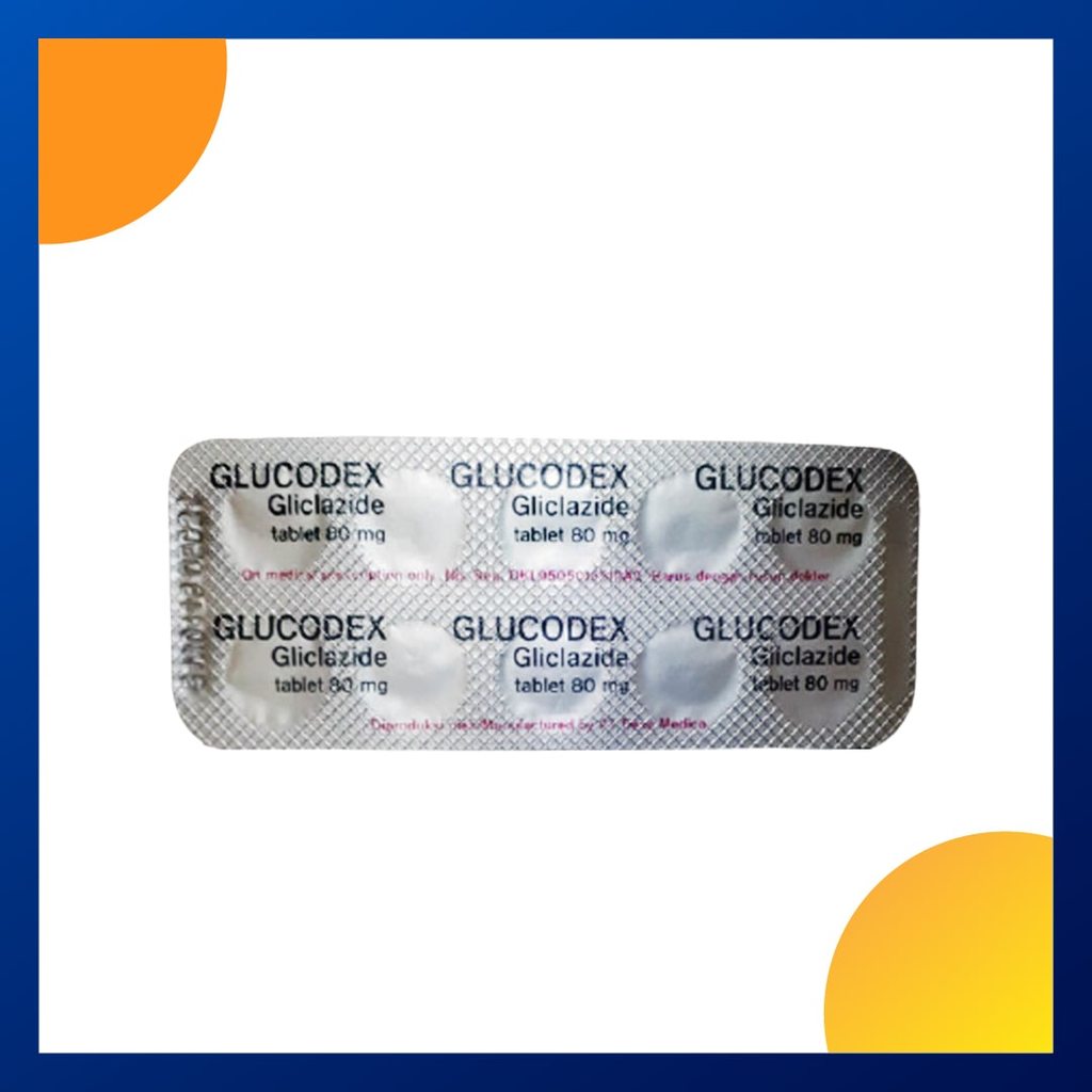 GLUCODEX 80 MG 1 BLISTER @ 10 TABLET
