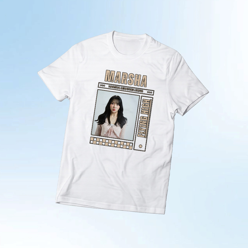 T-Shirt 24s Cotton Combed - Kaos - MARSHA LENATHEA FLYING HIGH- Unisex