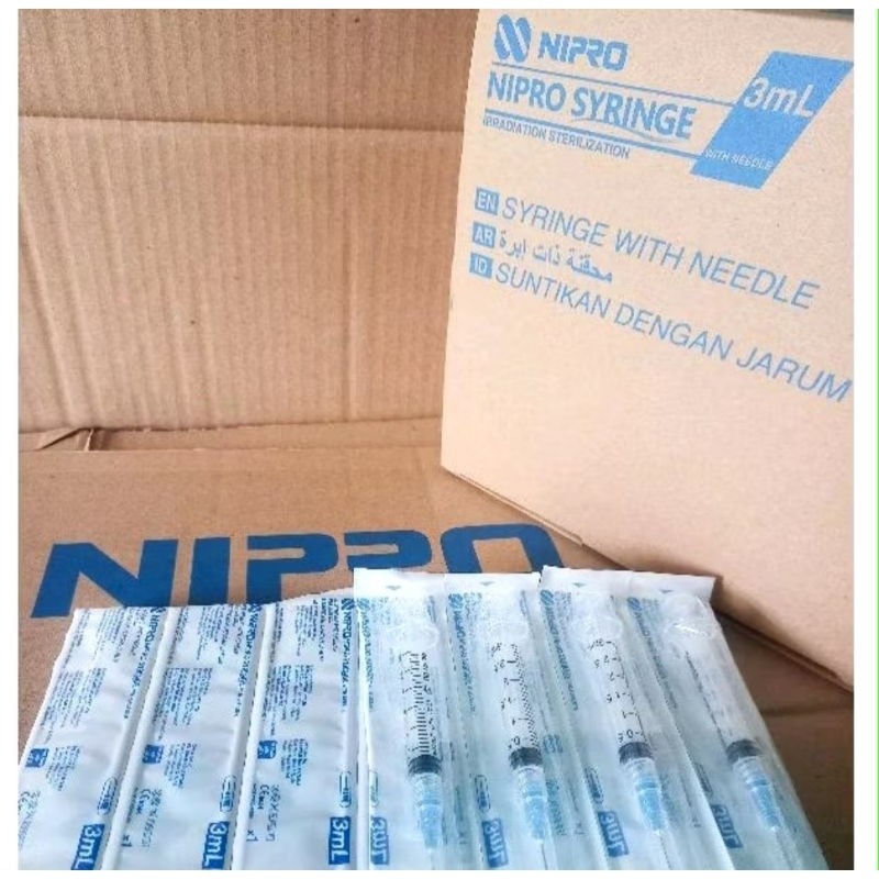 NIPRO 3ml Box Dispuit     Berkualitas