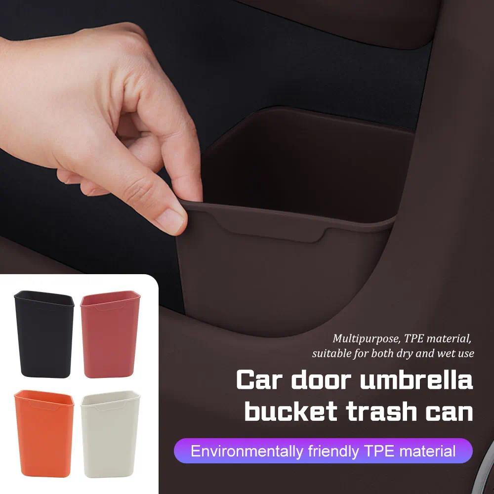 Car Silicone Trash Can Waterproof Umbrella Bucket Multifunctional Storage Box for JAC Refine J3 J2 S