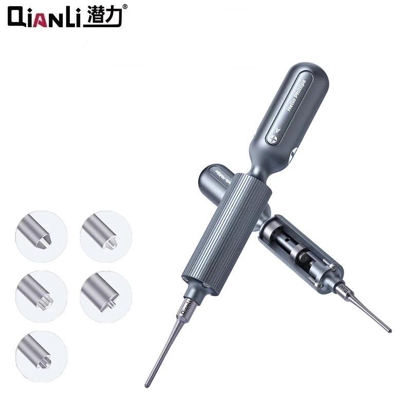 Obeng Magnetisasi Adaptif Qianli Kelas Satu untuk Perbaikan Ponsel iPhone dan Samsung, dengan Fitur 