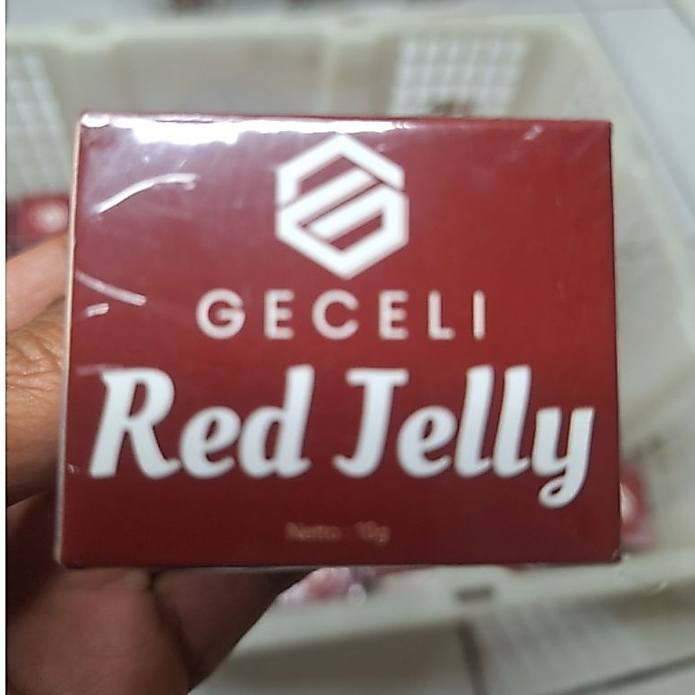 Geceli Red Jelly Glowing Whitening Booster Moisturizer Pelembab Mencerahkan