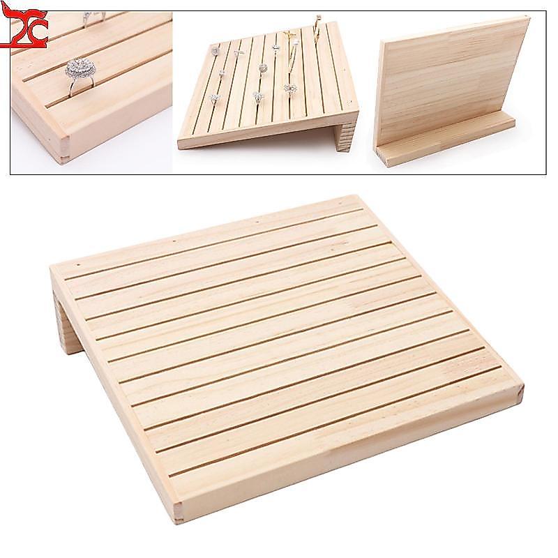 Jewellery Making Supplies Earring Organizer Ring Display Stand Jewelry Wood Earring Hoder Jewellery