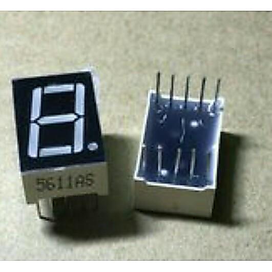 TERBARU 7 Segment LED Display Red Common Cathode 0.56" Segmen