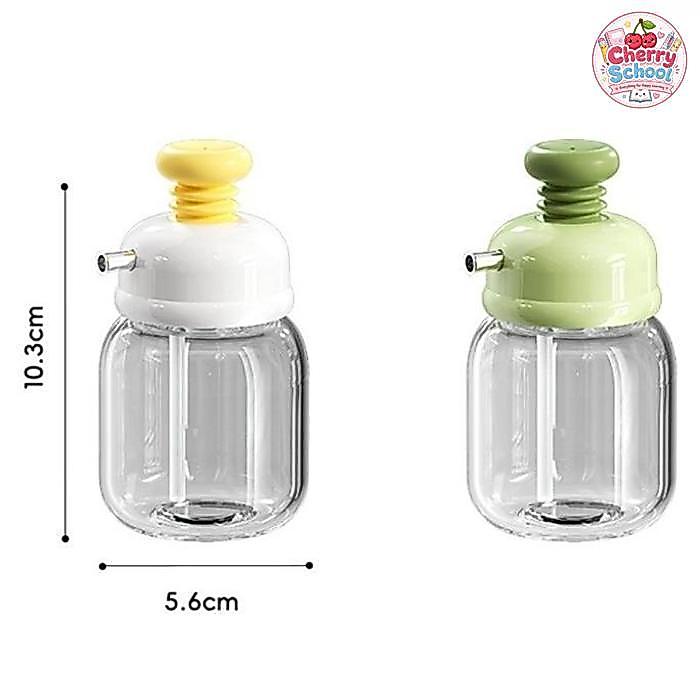 Botol Minyak Kaca Kecap Tipe Tekan Terkendali 100ml Pompa Botol Mini Praktis