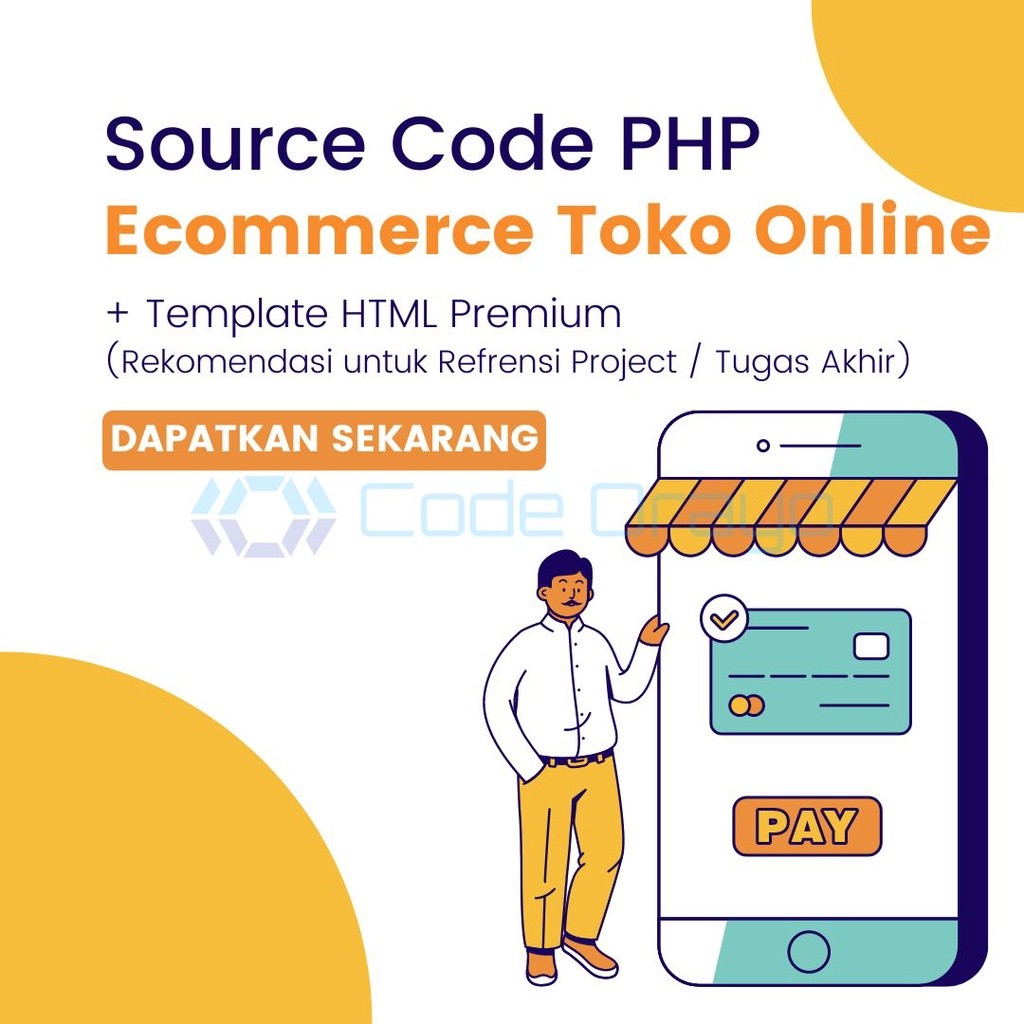 Aplikasi Ecommerce Toko Online Source Code PHP + Template HTML Premium