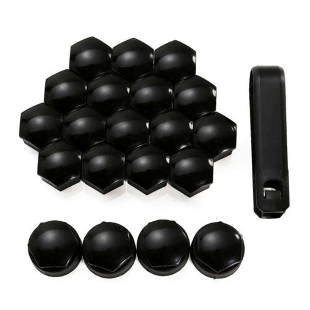 20Pcs Car Wheel Lug Nuts Covers Bolt Caps with Removal Tool for Au A6 A7 A8 R8 Q2 Q3 Q5 Auto Hub Bol