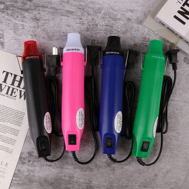 

Flat Plug Hot Air Gun DIY Rubber Seal Relief Powder Heat Shrink Sheet Handmade Soft Pottery Making Tool