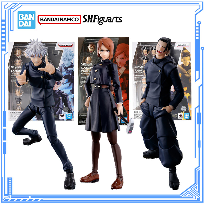 Bandai Genuine Jujutsu Kaisen Model Kit Anime Figures SHF Satoru Gojo Geto Suguru Kugisaki Nobara Ac