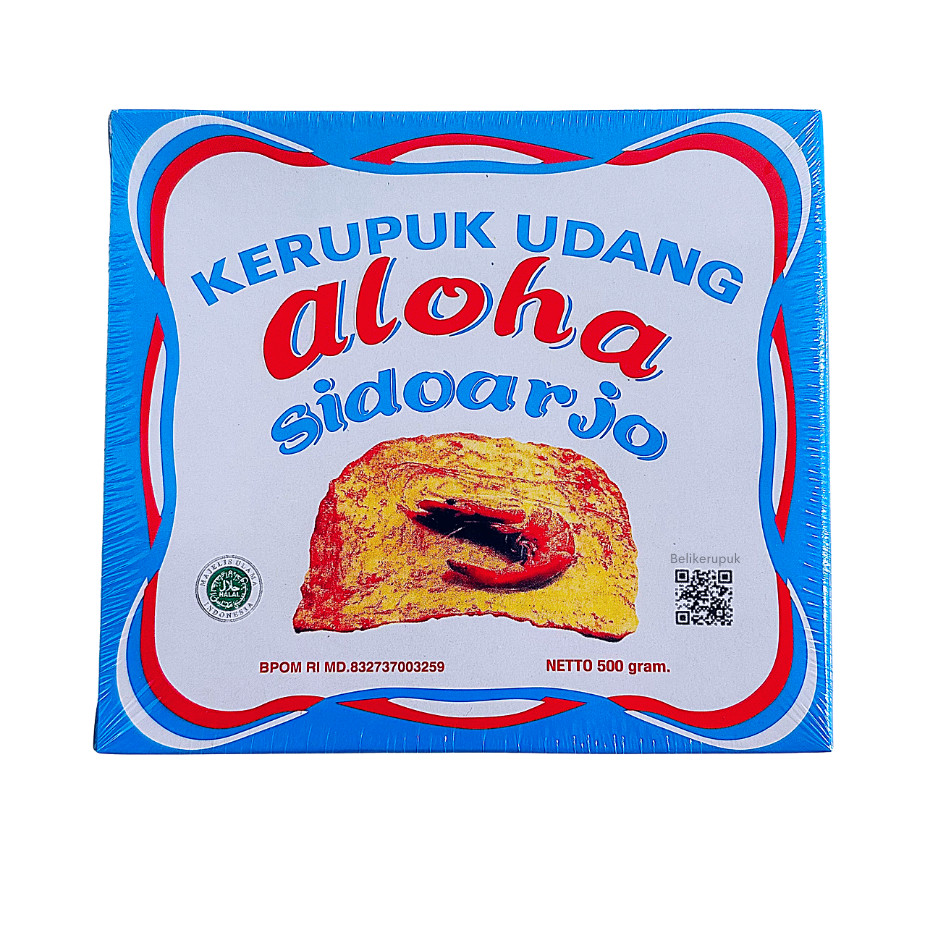 

Aloha Biru Kerupuk Udang Mentah Extra Enak 500g