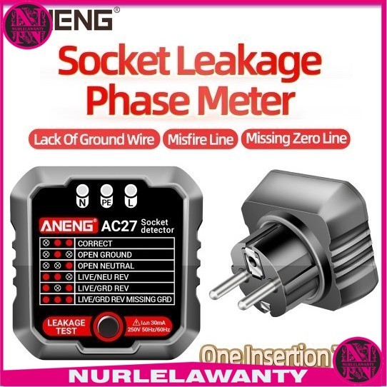 

- ANENG Smart Socket Detector Check Voltage - AC27 -