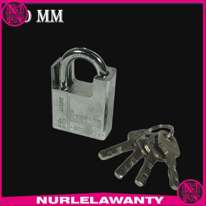 

- LIEBAO Gembok Rumah Anti Maling House Padlock Steel 40mm - LB40 -