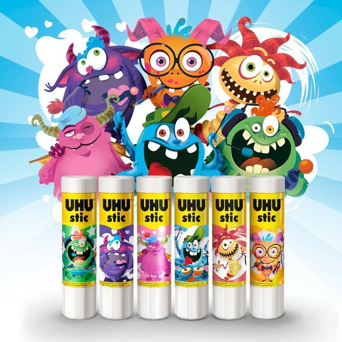 

UHU Stic Lem Kertas Back To School Version - 40 Gram