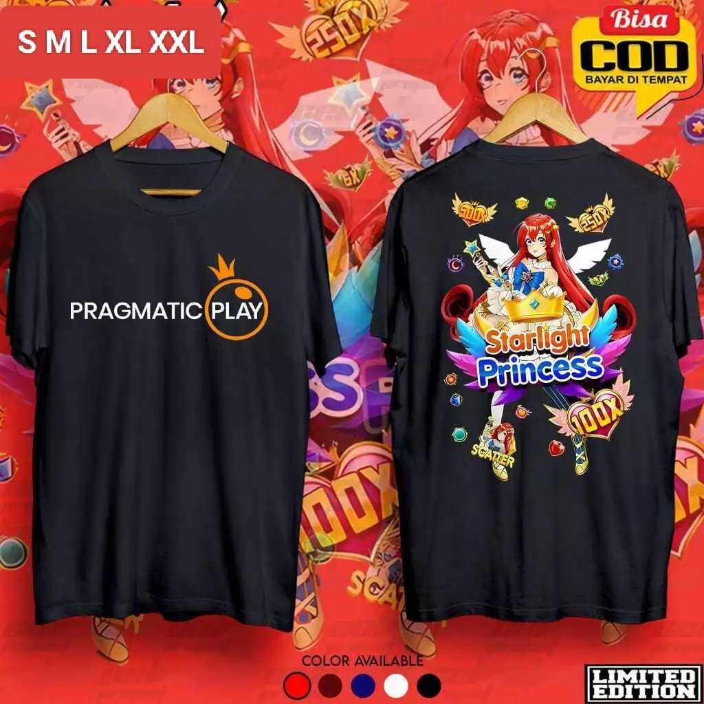 Kaos Pragmatic Play/Baju Depo Slot/T-shirt Depo dan Sensational Terlaris Kaos Baju TSHIRT JACKPOT KA