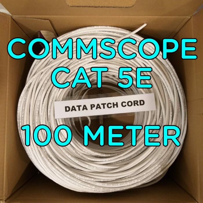 amp commscope cat 5e 100meter / kabel lan utp commscope cat 5e amp