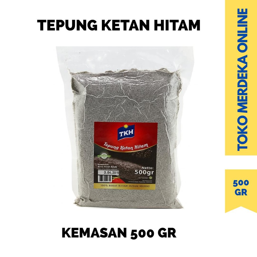 

TEPUNG KETAN HITAM TKH KEMASAN 500 GR BOLU KUKUS