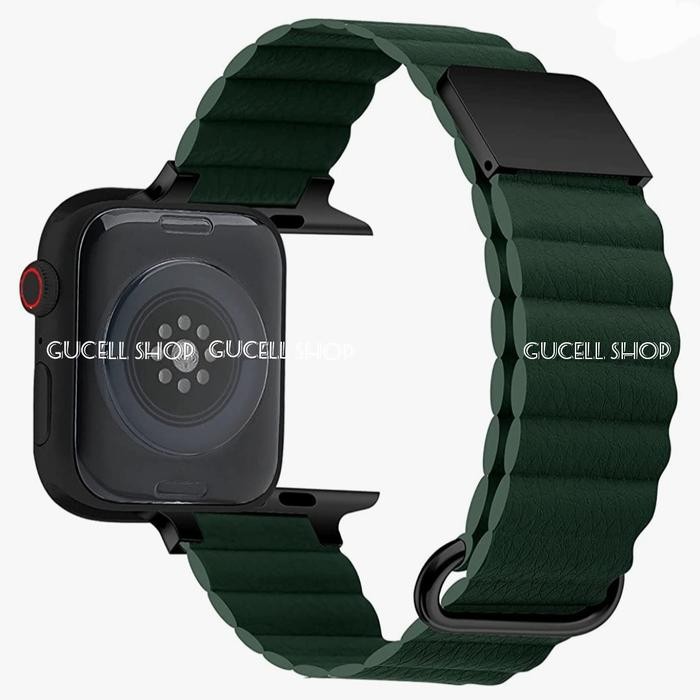 TERMURAH Strap iwatch 9 8 ultra strap apple watch 8 ultra tali jam apple watch - SHIRT GREEN, SIZE 4