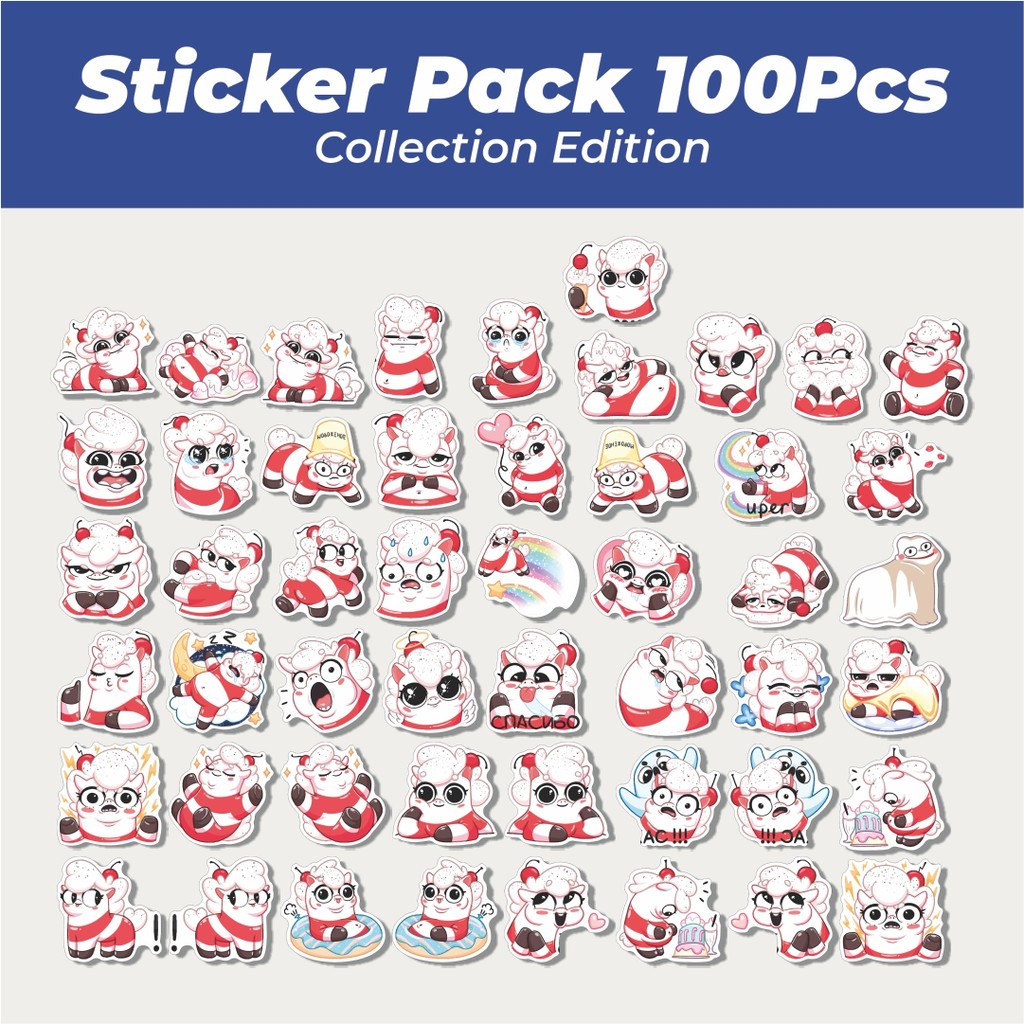 

Hot Stiker Cherry IC Unicorn Cute Lucu Anti Air Stikers Berperekat Waterproof Sticker Decal Buat Motor Helm Buku Journal Koper Casing HP Laptop Botol Minum