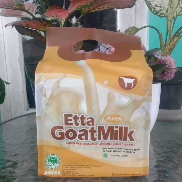 

Susu Kambing Gula Aren, Minuman serbuk Etta Goat Milk