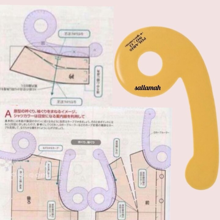 

. penggaris , pola jahit angka 9 / penggaris , besar / alat jahit pola / kebutuhan menjahit .,.