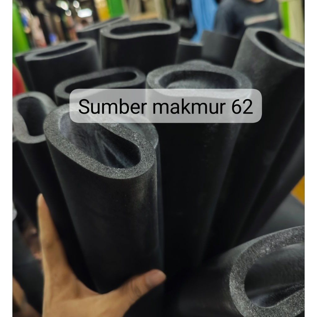 Busa pembungkus pipa ac/selongsong pipa ac 7/8" x 1/2" Busa Insulation