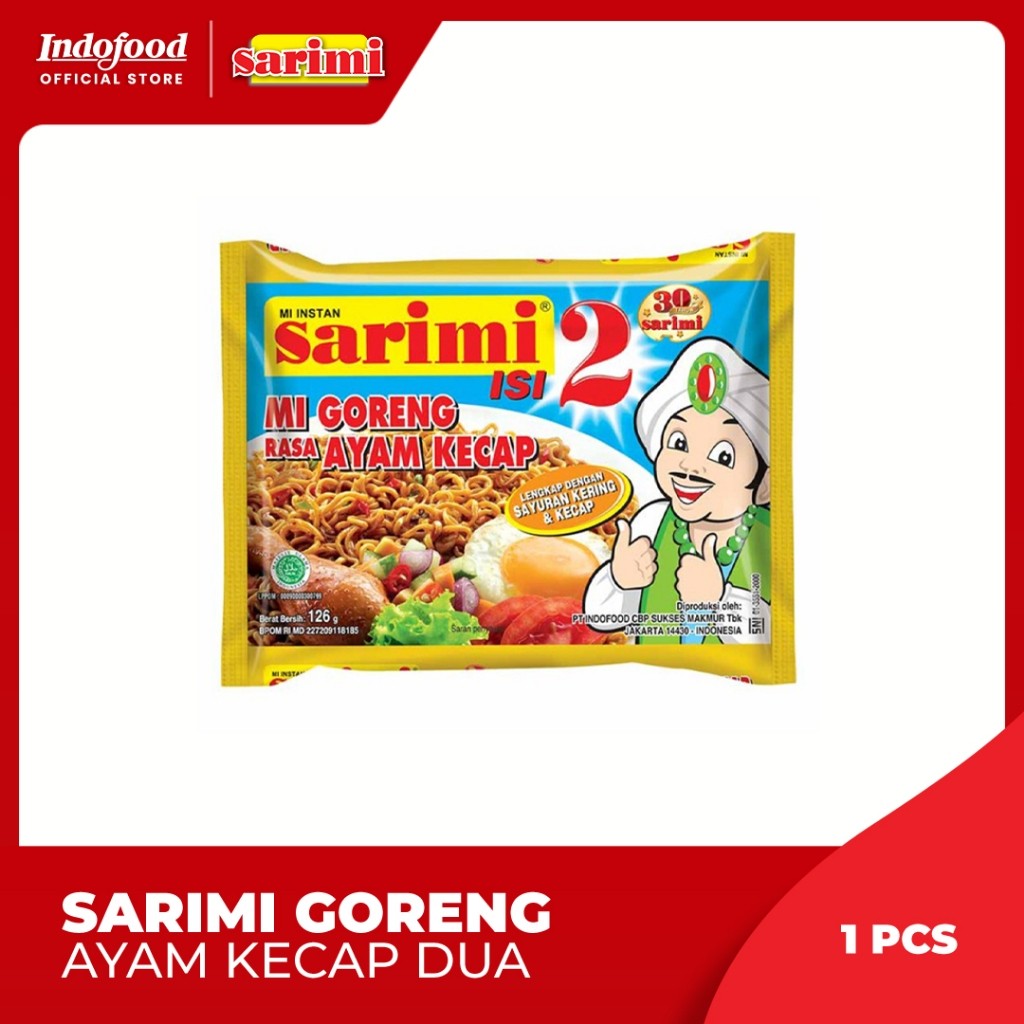 

Sarimi Goreng Ayam Kecap Dua 126 Gr