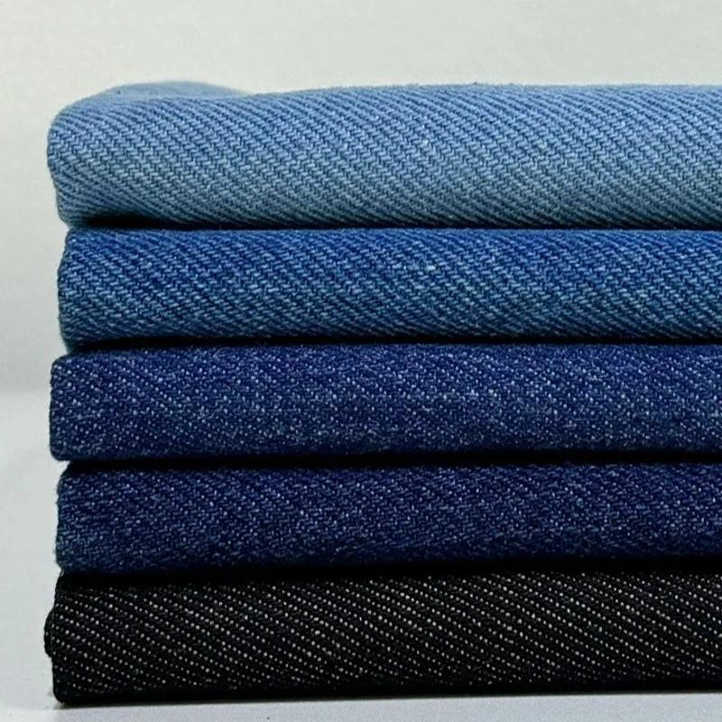 Twill Cotton Denim Fabric By The Meter for Jeans Clothes Dresses Handbags Shoes Hats Sewing Cloth We