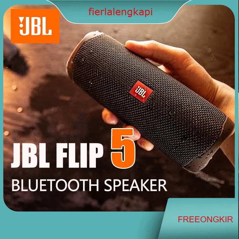 [100%Ori] JBL Flip 5 Wireless Bluetooth Portable Speaker [Garansi 1 Tahun] Bass IPX7 Waterproof BT V
