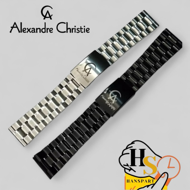 Strap Jam Alexandre Christie Rantai Stainlessteel Tali Jam Alexandre Christie