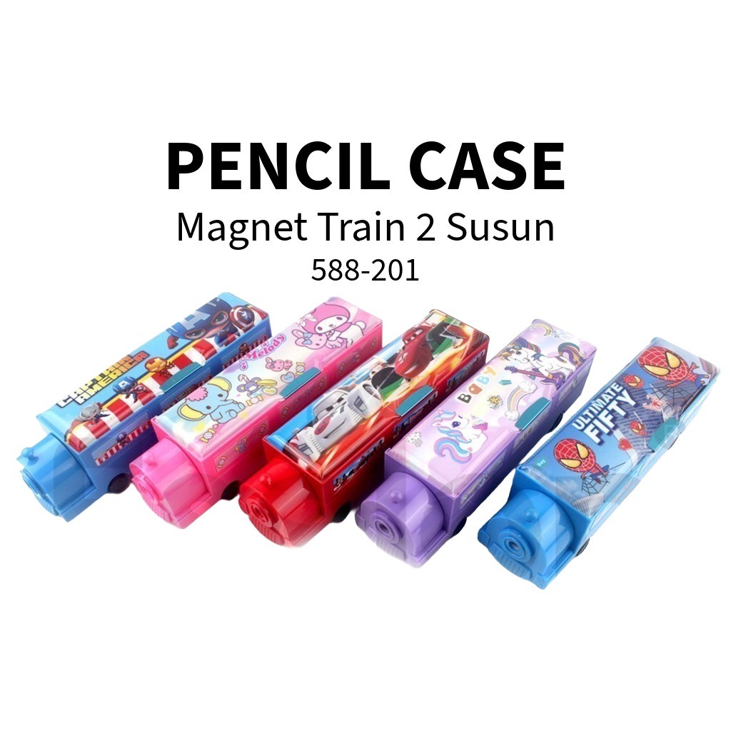 

❤️️Kotak Pensil Magnet + Plastik Kereta 2susun 588-201❤️️