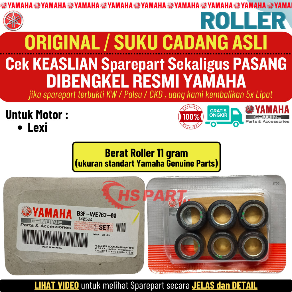 Roller Lexi 125 Original Yamaha 100%