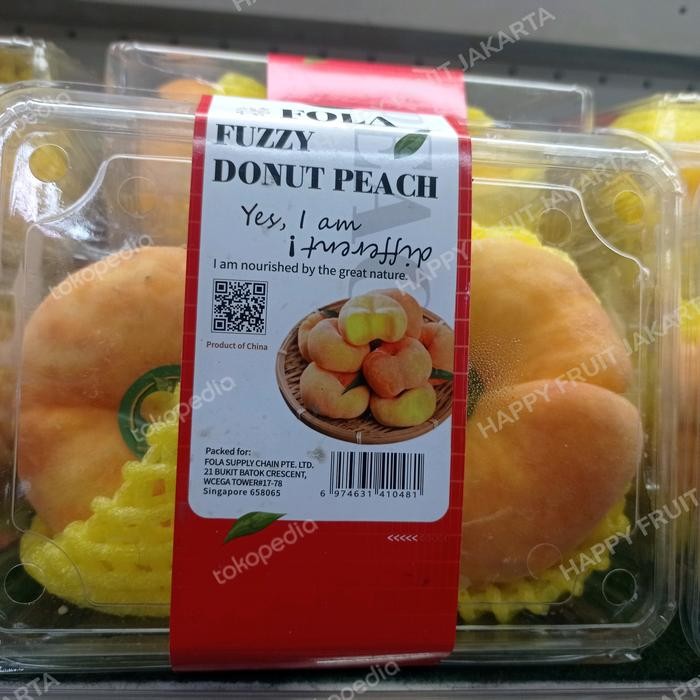 

Peach Donut Yellow jumbo / pack