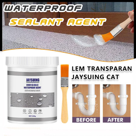Lem Perekat Transparan Jaysuing Anti Bocor Atap Dinding Keramik Kolam Waterproof