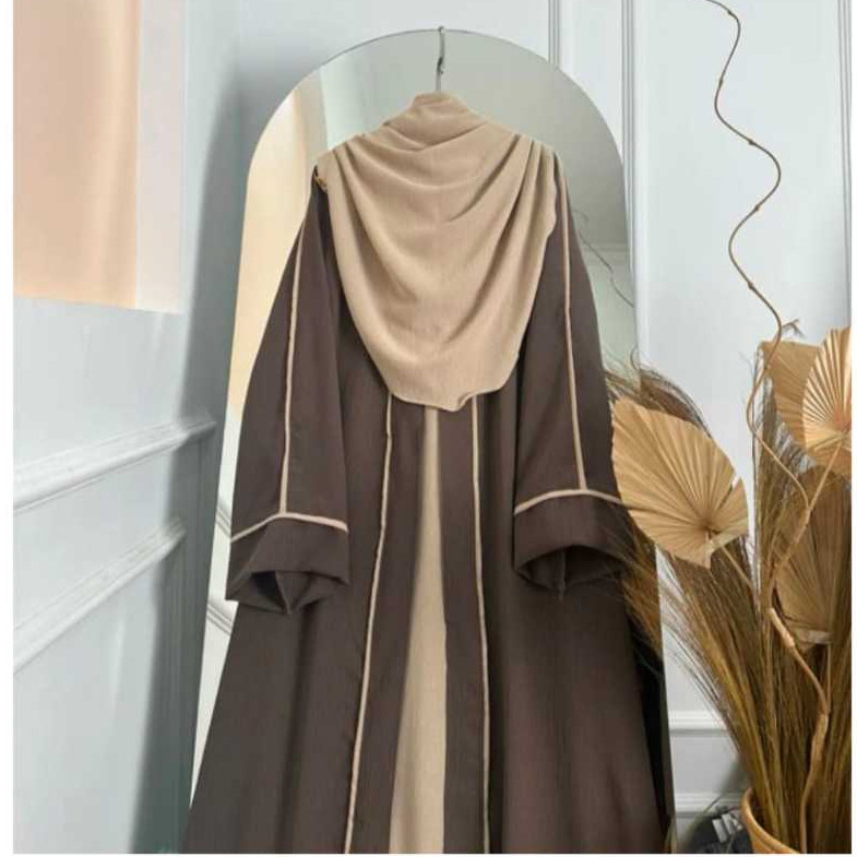 MACIAS_ abaya turkey free pasmina gamis dewasa model terbaru cey crinkle premium ukuran S,M,L,XL,XXL