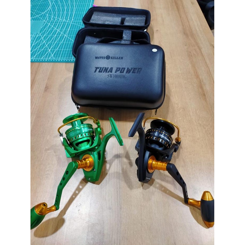 REEL TUNA POWER SW 10000 HG dari WATER KILLER - Black Gold