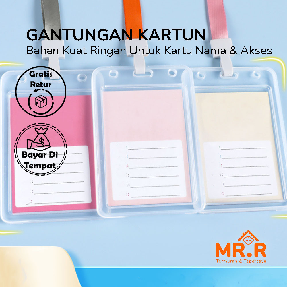 

Gantungan ID Card Tali Lanyard Tempat Kartu Nama ATM Dan Akses Gantungan Kartu Nama Card Holder Gantungan Tali