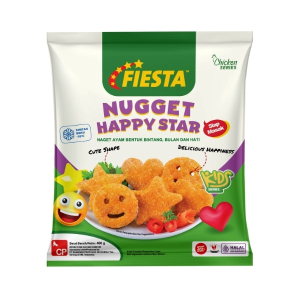 

FIESTA CHICKEN NUGGET HAPPY STAR 400 GR