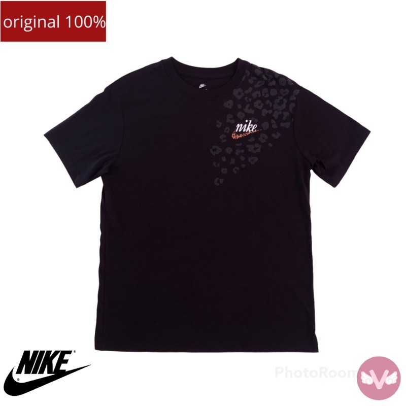 Nike The Nike Tee Loose Fit Baju kaos Nike Original 100% Baju Kaos Katun Nike Hitam Baju Kaos Hitam 