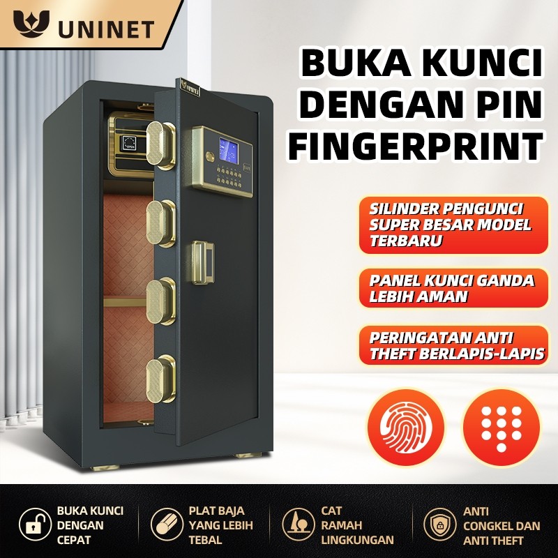 Brankas Uang - Brankas Besar Elektrik Brankas Uang dan Emas Ukuran 70cm Includer Pin dan Fingerprint