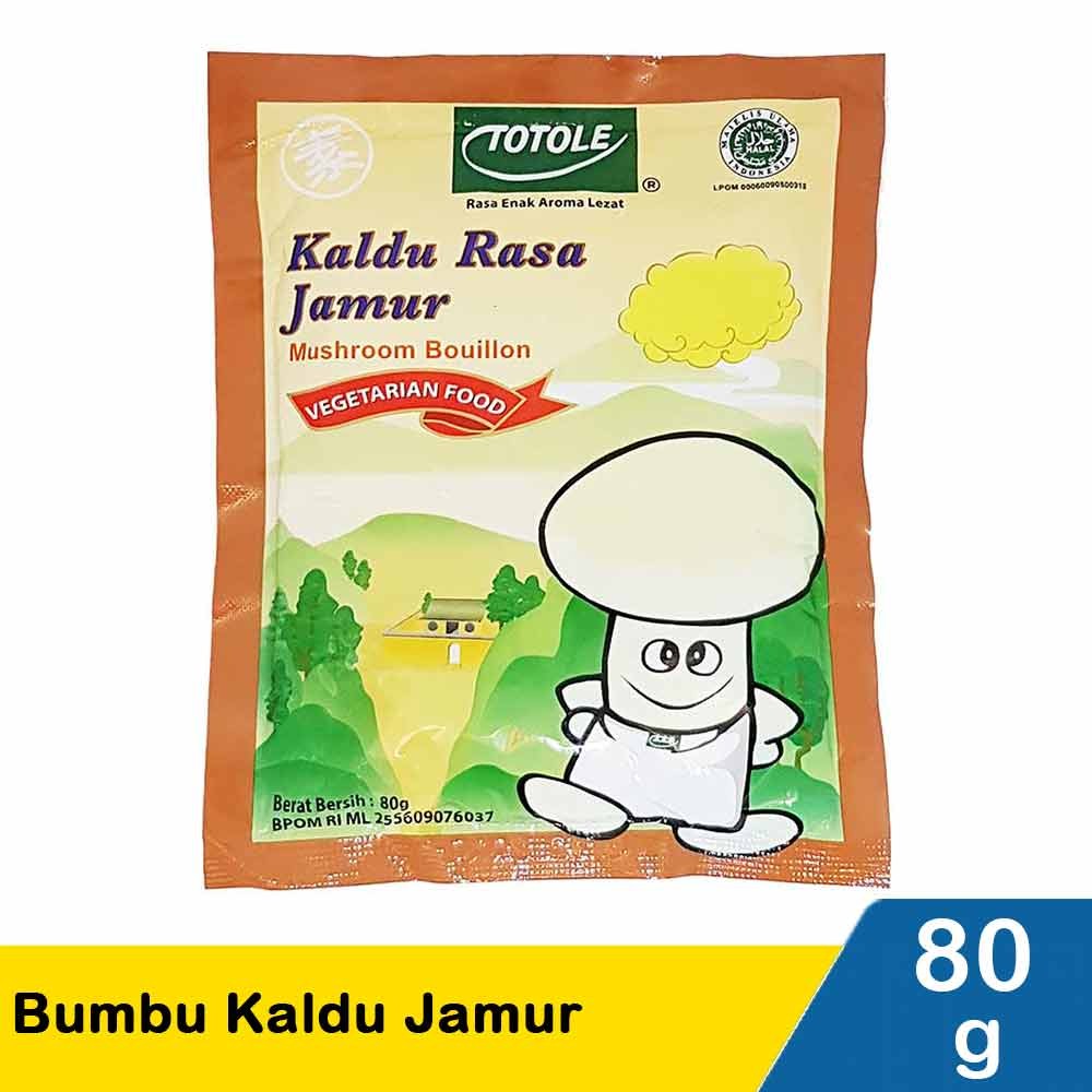 

Totole Kaldu Jamur 80g - Bumbu Kaldu Rasa Jamur Non MSG / Mushroom Bouillon Vegetarian Halal